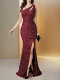 Luxury Long Dress Sexy Elegant Sequin Evening Dress for Formal Party & Cocktail Events