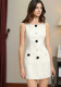 Women's Elegant Sleeveless Slim Waist Bodycon Dress