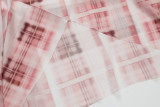 Women's Summer Mesh Plaid Print Irregular Low-Waist Skirt