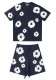 Women Spring Summer Short Sleeve Top and Shorts Two-Piece Set