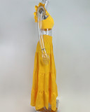 Women spring Career sexy suspender top and Skirt Casual two-piece set