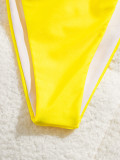 Women Bikini Solid Halter Neck Lace Starfish Sexy Two Pieces Swimwear