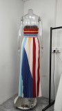 Women Spring Sexy Strapless Dress