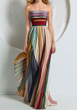 Women Spring Sexy Strapless Dress