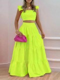 Women spring Career sexy suspender top and Skirt Casual two-piece set
