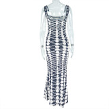 Women Elegant Backless Off Shoulder Dress