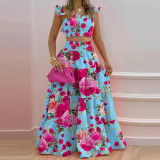 Women spring Career sexy suspender top and Skirt Casual two-piece set