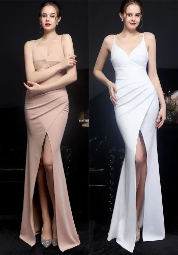 Summer Wrapped Strap Long Evening Dress