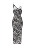 Women Summer Casual Leopard Dress