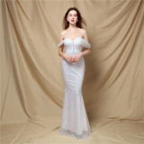 Summer Formal Sequin Sweetheart Mermaid Evening Dress