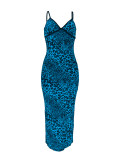 Women Summer Casual Leopard Dress