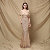 Summer Formal Sequin Sweetheart Mermaid Evening Dress