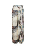 Women Street Casual Printed Pant