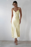 Women Bcakless Lace-Up Dress