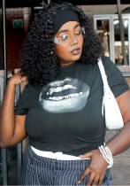 Women printed Round Neck T-shirt (processing time need around 5-7 days)