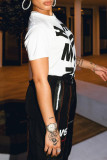 Women Style printed short sleeve Round Neck T-shirt Top