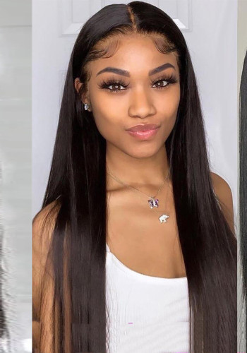 Women long straight hair wig