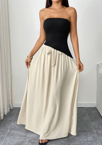 Women French Sexy Summer Top and Skirt Two-Piece Set
