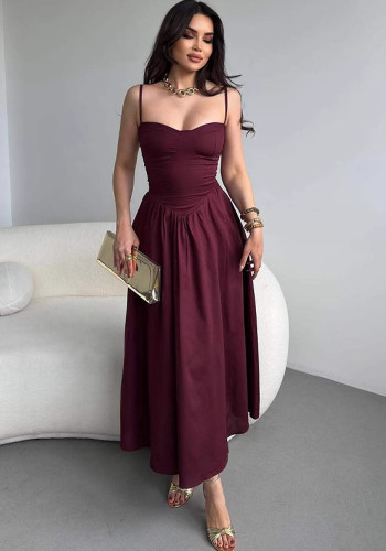 Women Summer Strapless French Sexy Dress