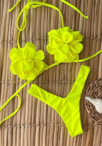 Floral Low-Rise Sexy Bikini Two-Piece Swimsuit