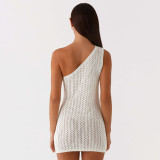 Women Sexy Hollow Off Shoulder Starfish Casual Holidays Beach Dress