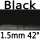 black 1.5mm 42°