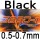 black 0.5-0.7mm
