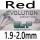red 1.9-2.0mm