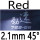 red 2.1mm45°