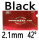 black 2.1mm 42°