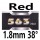 red 1.8mm 38°