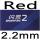 red 2.2mm
