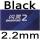 black 2.2mm