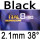 black 2.1mm 38°