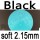 black soft 2.15mm