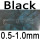 black 0.5-1.0mm