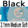black 2.1mm Medium Soft