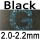 black 2.0-2.2mm