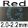 red 2.0-2.2mm