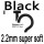 black 2.2mm super soft