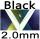 black 2.0mm