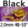 black 2.0mm 46-50°