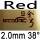 red 2.0mm H38