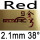 red 2.1mm H38