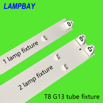 50-pack T8 G13 Tube Fixture 2FT 3FT 4FT 5FT Single/Double LED Lamp House 24   36   48   60  to US 25 days