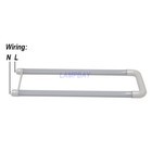 U shaped LED Tube Bulb 2Ft 20W 2200LM Triac Dimmble T8 G13 square fixture Light Retrofit Fluorescent Lamp 110V-277V