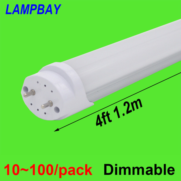 LED Tube Bulb 4ft 48  120cm Dimmable Lamp 20W 24W T8 G13 Bi-Pin Retrofit Fluorescent Light Bar Lighting 110V 220V 277V Pink available