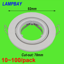 Spotlight Fixture down light fittings lamp shades High quality Aluminum White/Silver