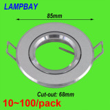 spotlight fitting silver and white available down light fixture high quality aluminum