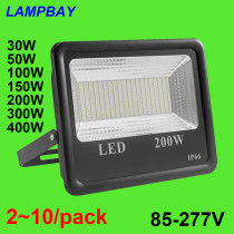 LED Flood Light 30W 50W 100W 150W 200W 300W 400W Waterproof IP66 Outdoor Lighting Wall Lamp Floodlight 85-265V